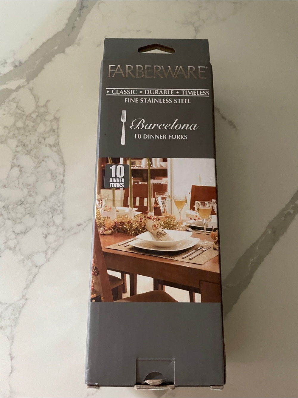 Farberware Stainless Steel Dinner Forks Set - Silver - Picture 4 of 5